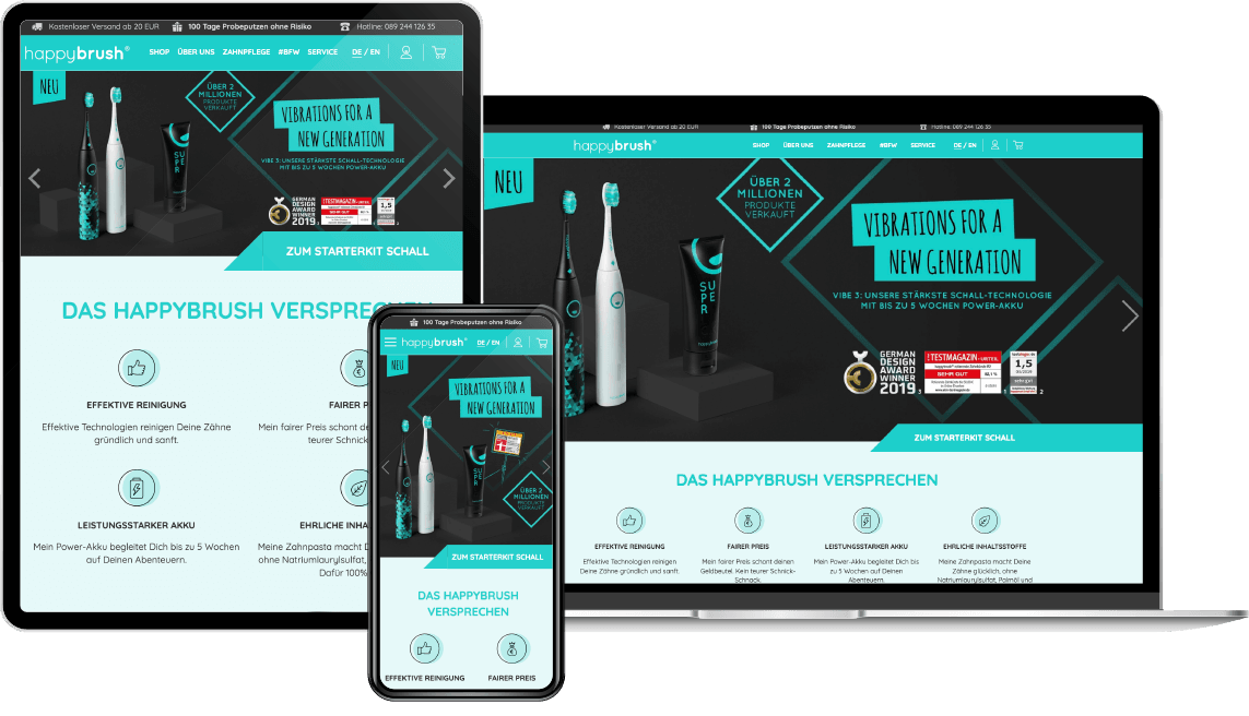 Onlineshop für Startup mit Magento