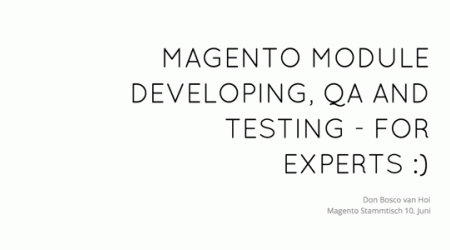 Magento Extension Testing